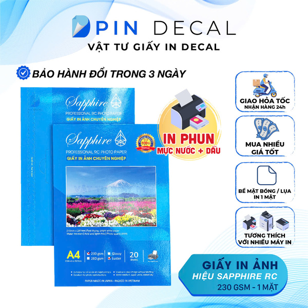 Vật tư giấy in decal